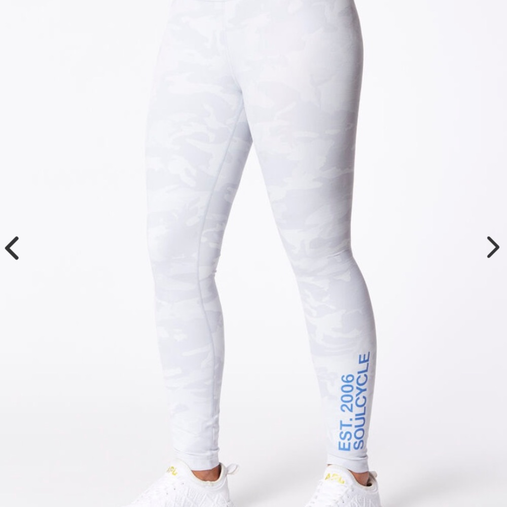 Lulu Lemon x SoulCycle Wunder Under Camo Leggings